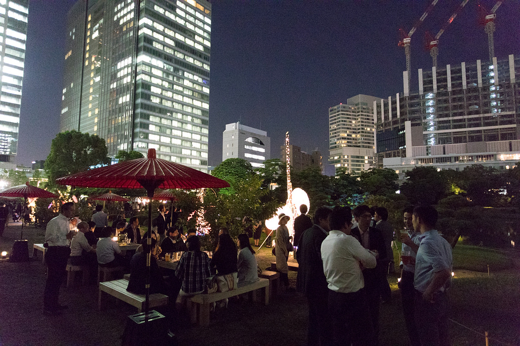 竹芝のワーカーが夜の庭園を楽しむことに挑んだ社会実験 「Night Garden in 旧芝離宮恩賜庭園」レポート