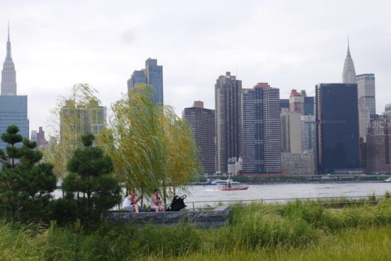 希少な湿地帯越しのスカイスクレイパー、NYC