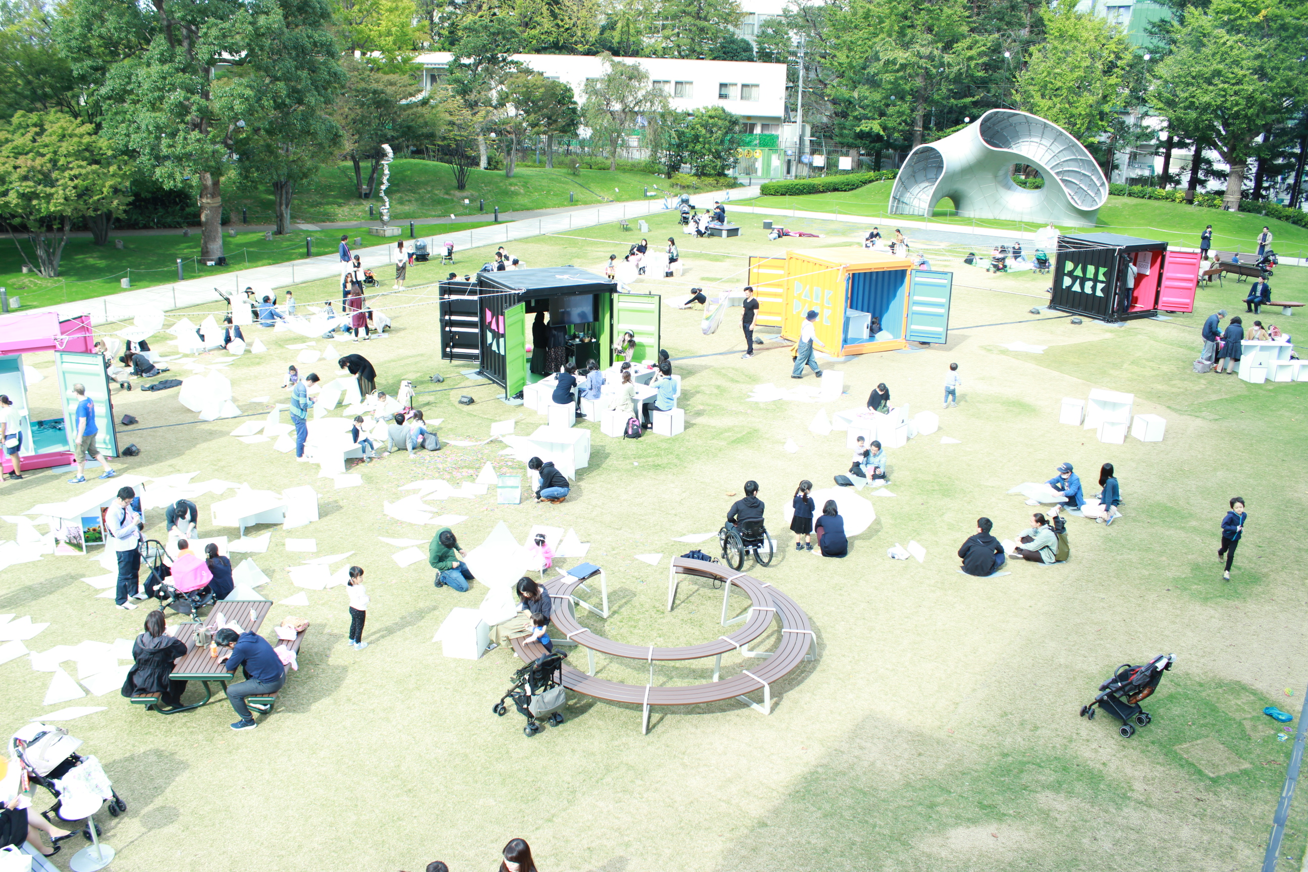 公園にアクティビティを生み出す実験コンテナ「PARK PACK」に込めた３つの工夫