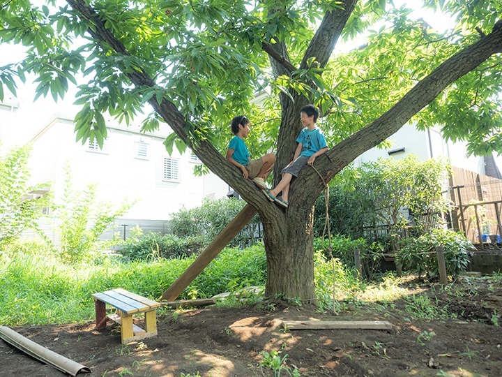 人との関わりと公園内の自然体験から生まれる遊び！緑に囲まれた練馬区立こどもの森